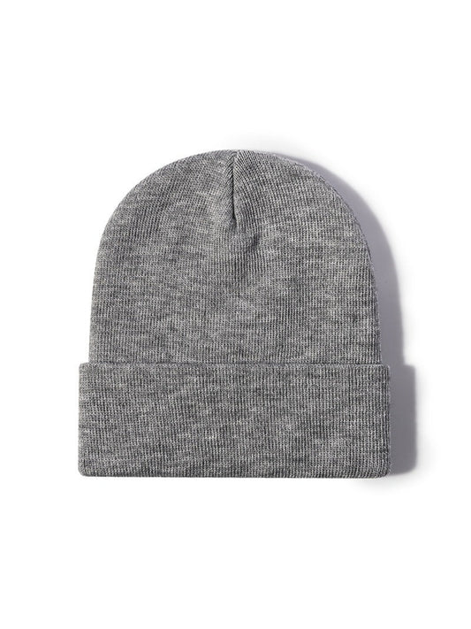 Haila - Solid Fine-Knit Cuffed Beanie