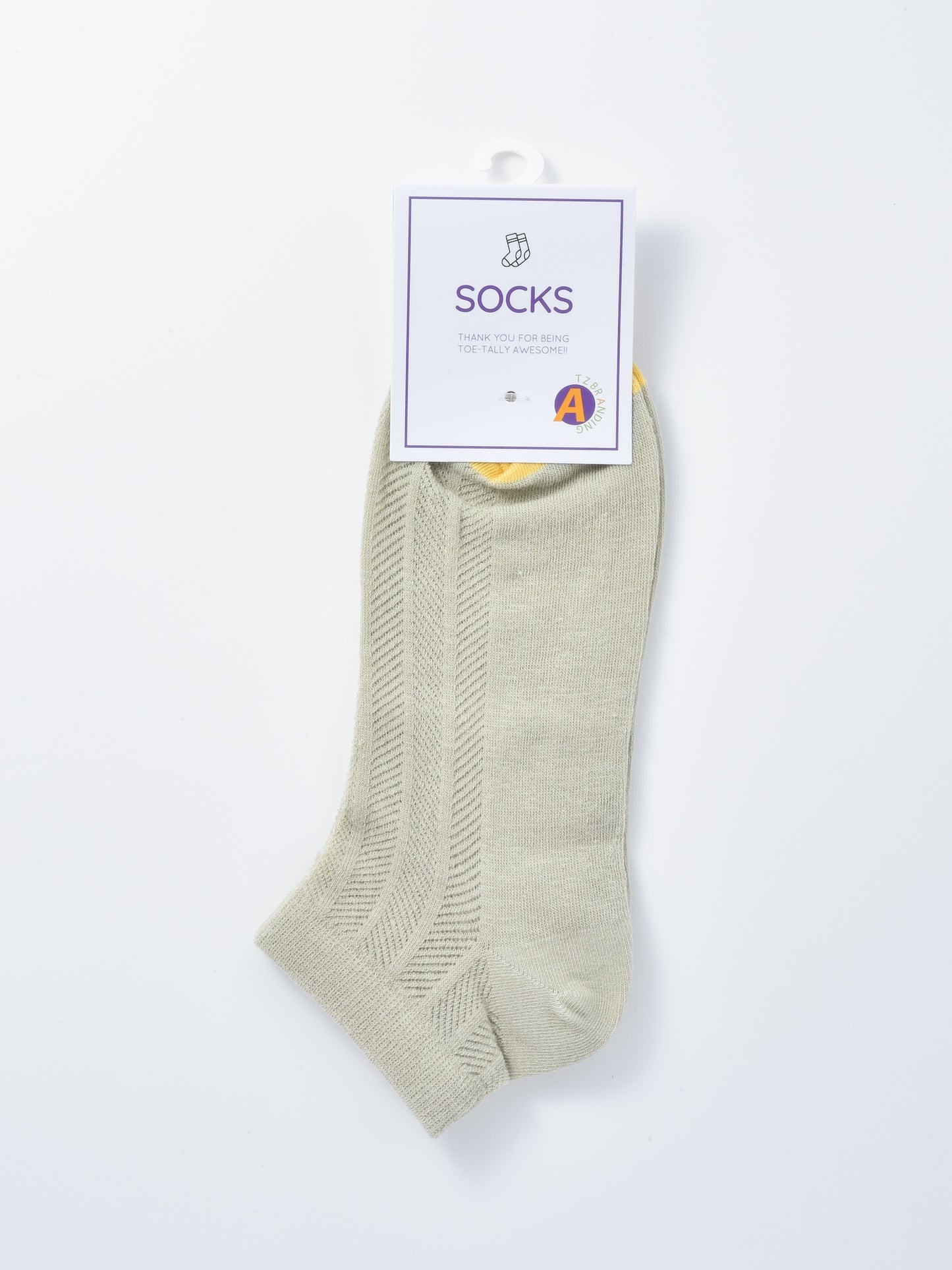 Rufia - Soft Floral Pattern Lightweight Crew Socks