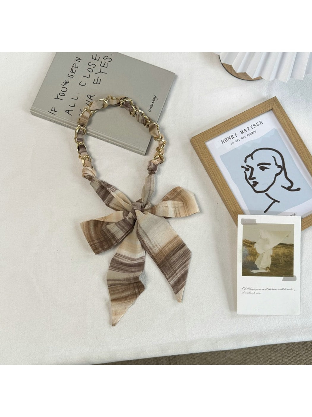Scarvii - Chic Patterned Fashion Narrow Scarf