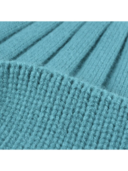 Haila - Wide Rib Cuffed Knit Beanie