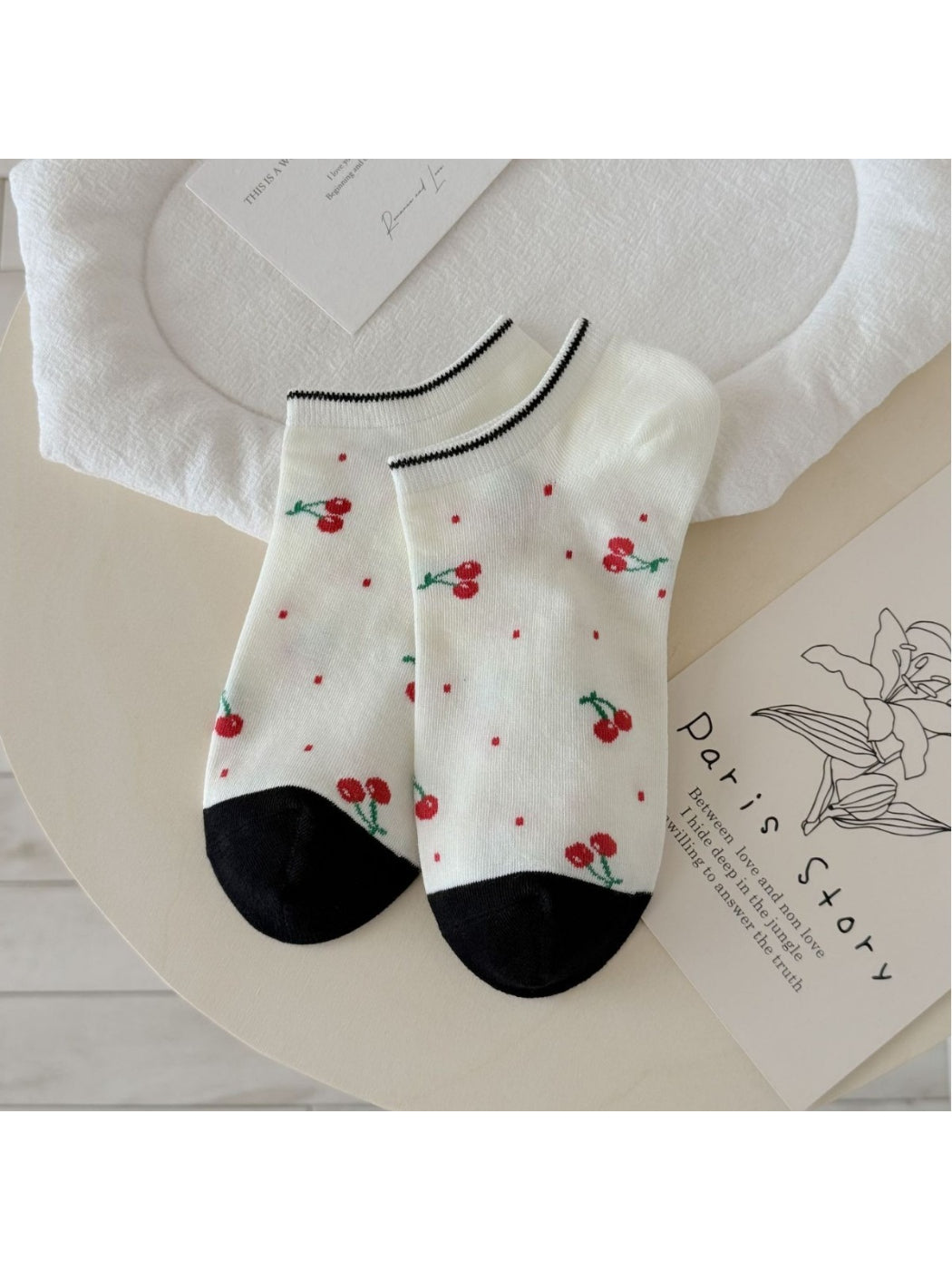 Rufia - Cute Cherry No Show Socks product image 5
