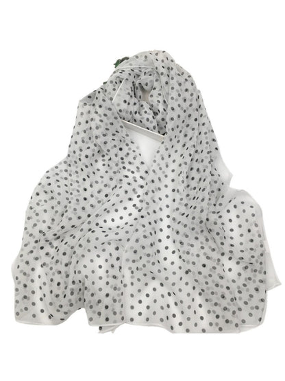 Scarvii - Vintage Polka Dot Lightweight Scarf - Fashion & Soft
