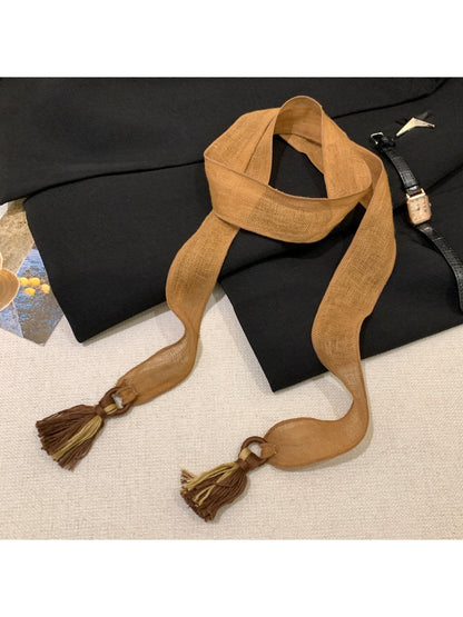 Scarvii Woven Tassel Tie Scarf product image