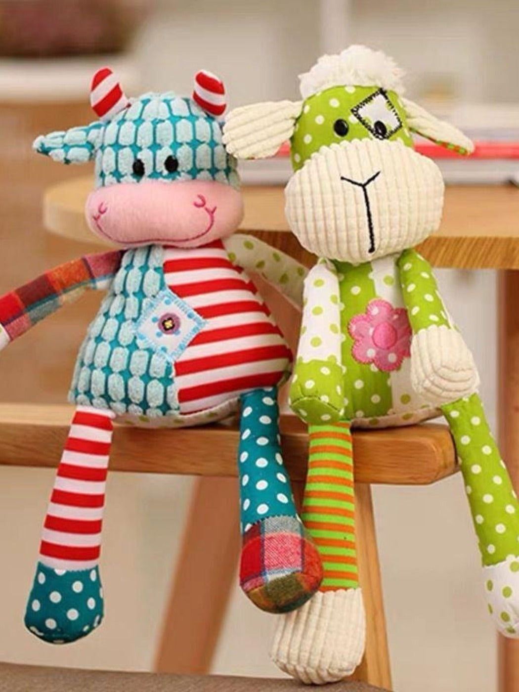 Kawai Cartoon Animal Plush Toys color options