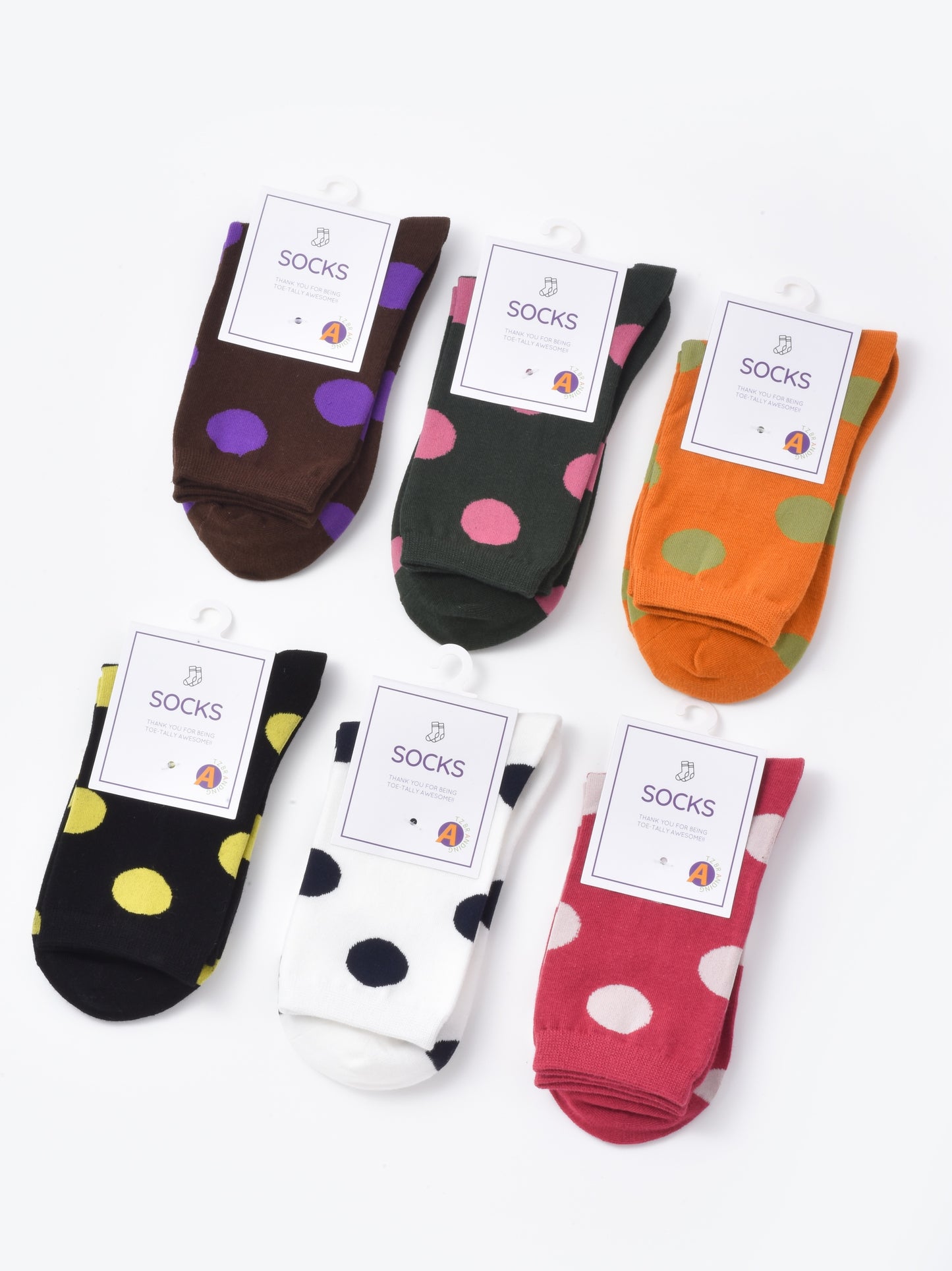 Rufia - Polka Dot Colorful Socks