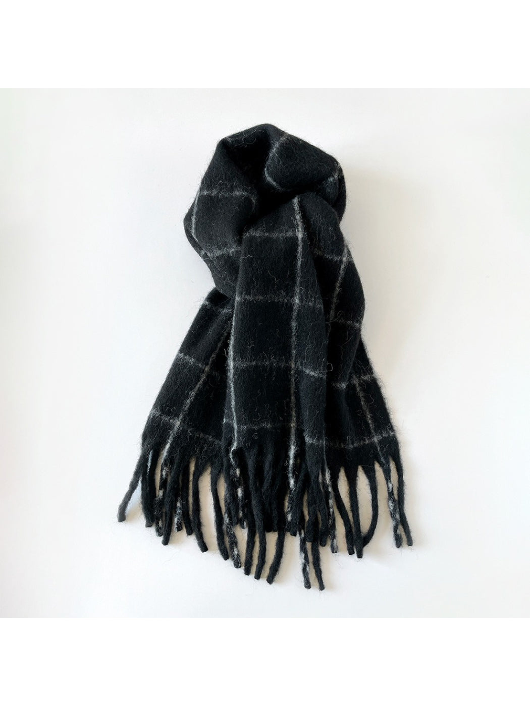 Scarvii - Soft Brushed Plaid Winter Scarf