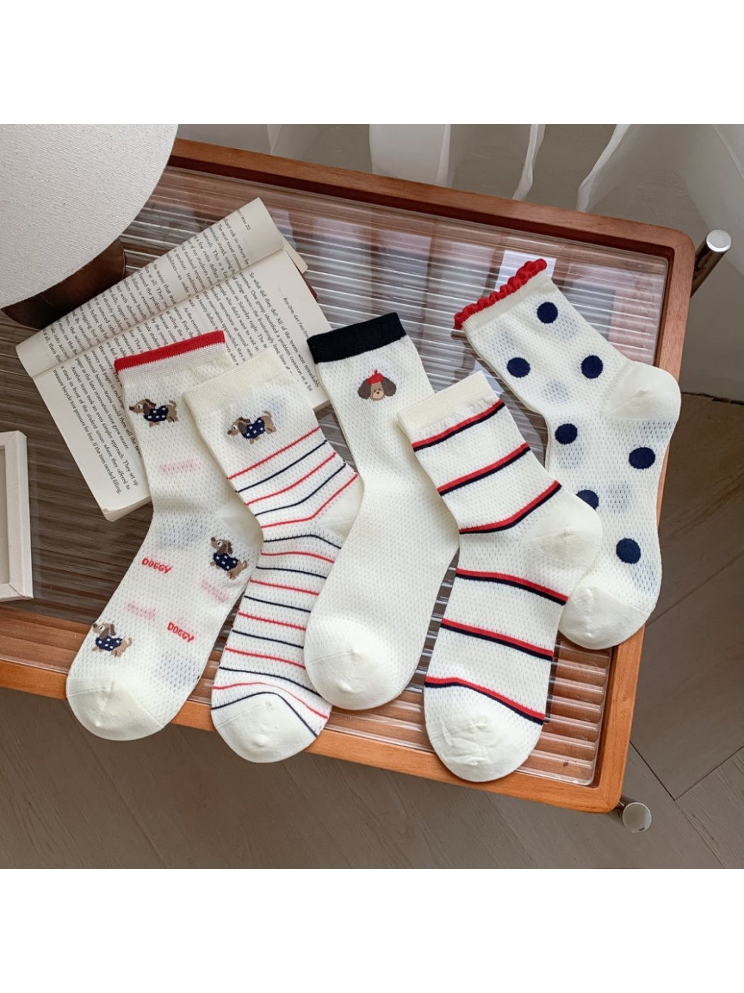 Rufia - Cartoon Dog Crew Socks product image 1