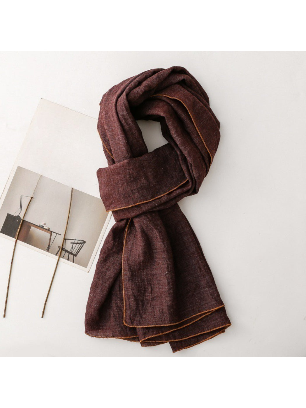 Scarvii - Fluid Draped Texture Everyday Scarf