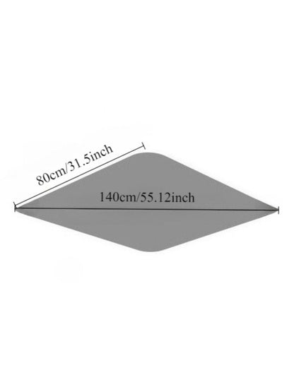 Scarvii - Two-Tone Diamond Shaped Scarf