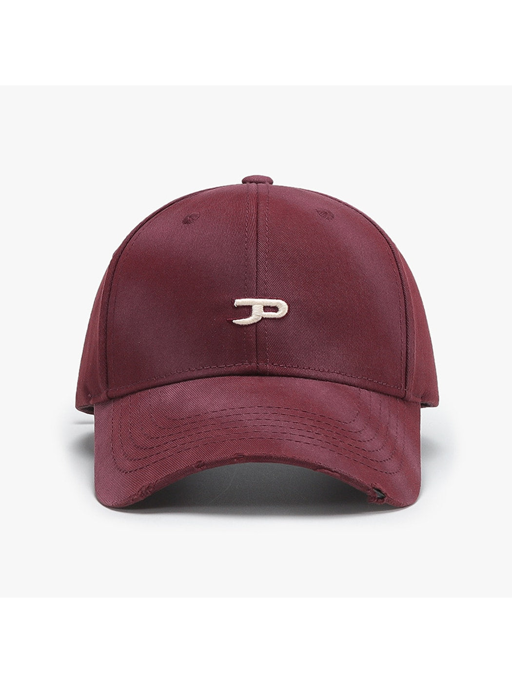 Haila - Round Crown Adjustable Curved Brim Baseball Cap