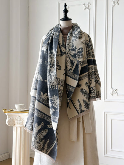 Scarvii – Forest & Fauna Print Scarf & Wrap