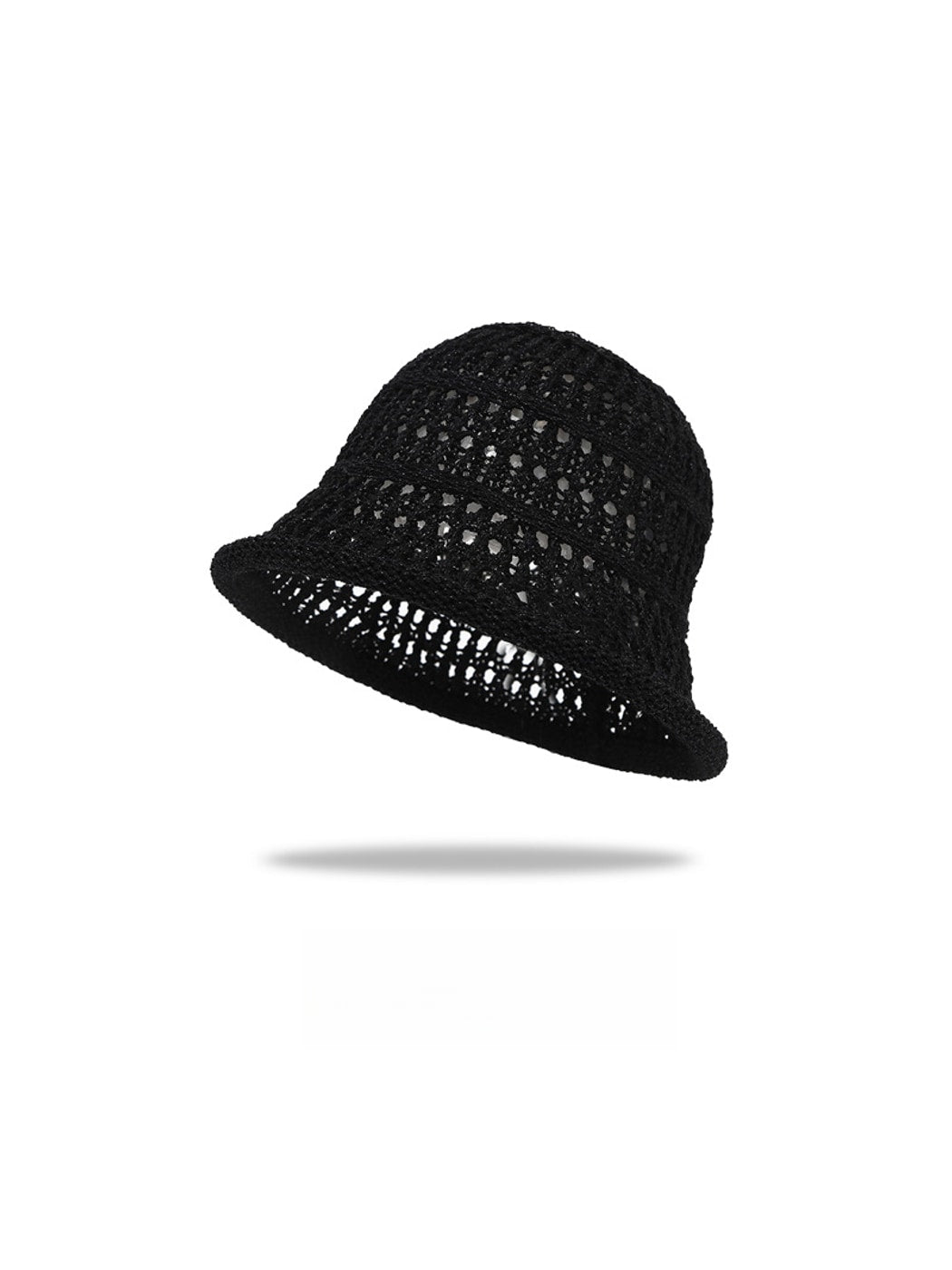 Haila - Solid Color Round Crown Bucket Hat