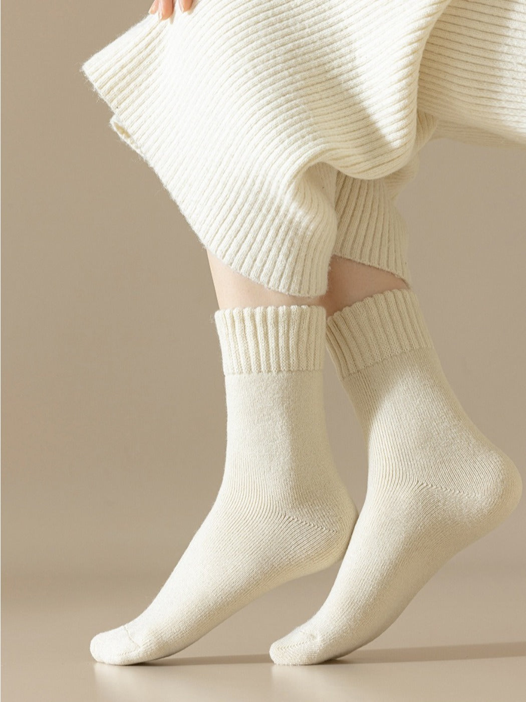 Rufia - Cozy Thick Fleece Winter Floor Socks