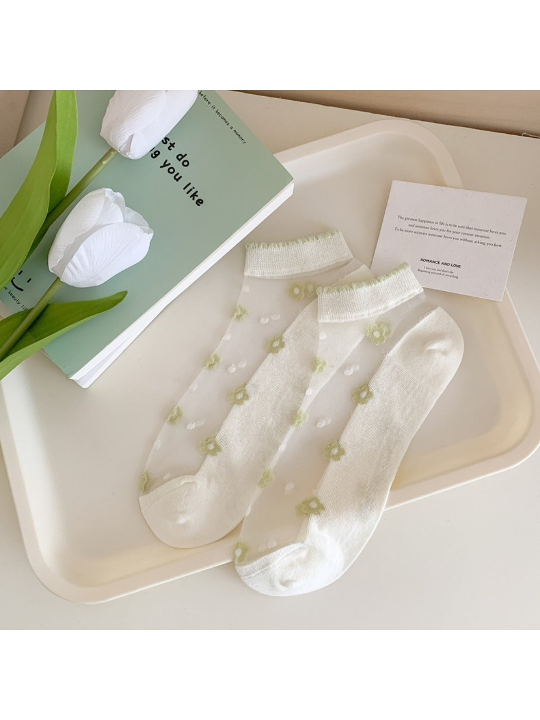 Rufia - Soft Floral Lace Ankle Socks product image 6