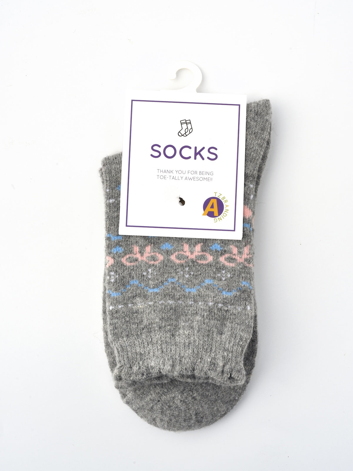 Rufia - Christmas Bow Patterned Warm Socks