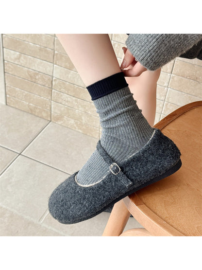 Rufia - Casual Speckled Ribbed Crew Socks product image 7
