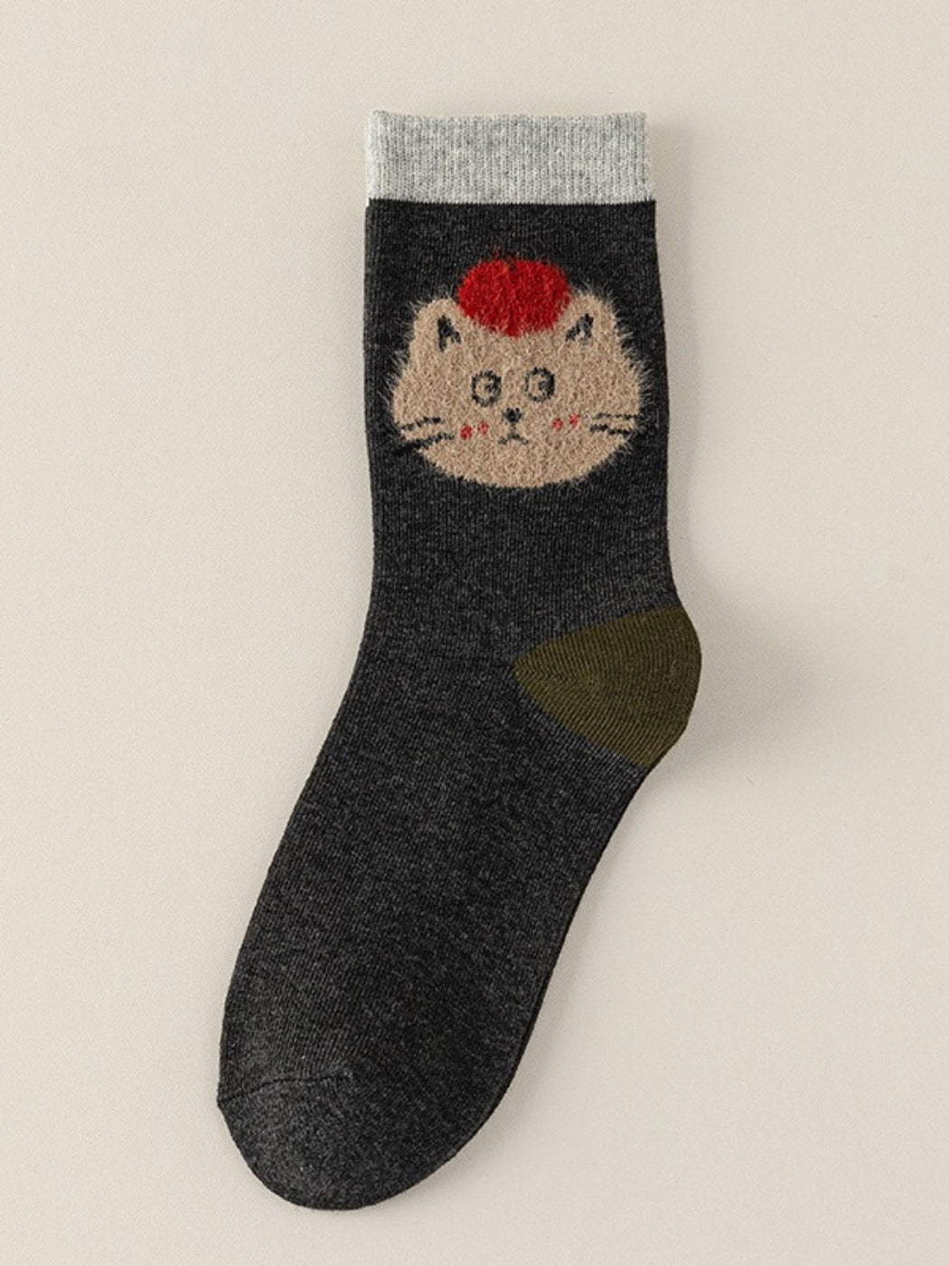 Rufia - Cute Winter Socks with Cartoon Animal Patterns