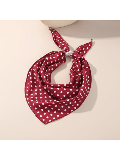 Scarvii Polka Dot Triangle Scarf