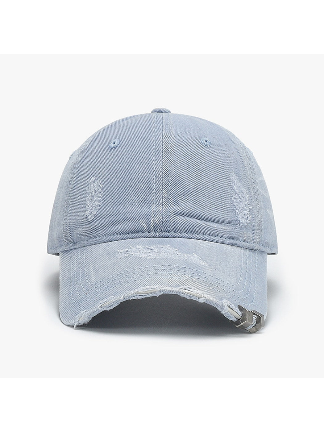 Haila - Distressed Washed Finish Curved Brim BaseballCap
