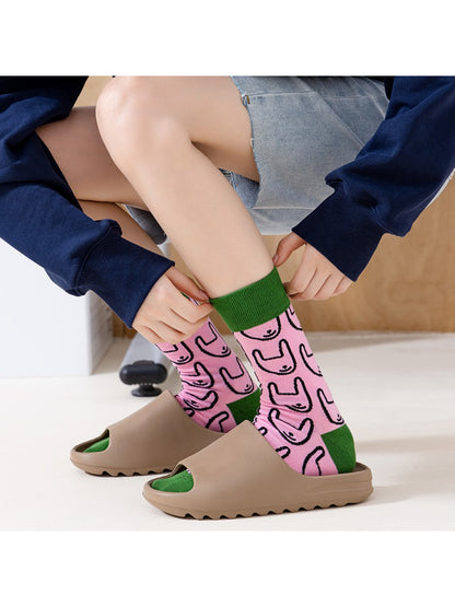 Rufia - Quirky Cartoon Crew Socks