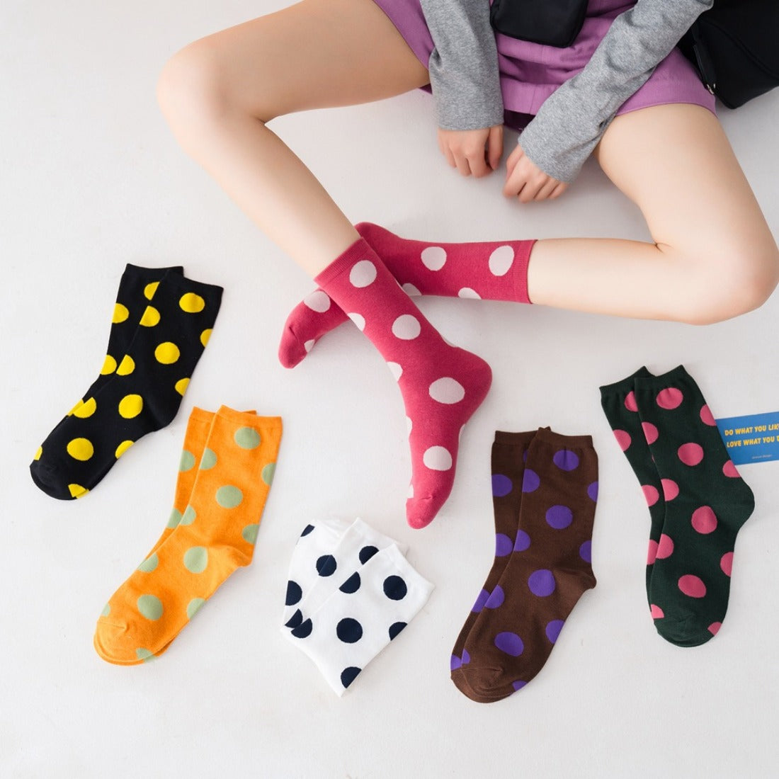 Rufia - Polka Dot Colorful Socks