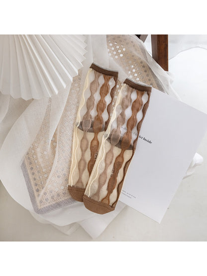 Rufia - Mesh Pattern Crew Socks product image 6