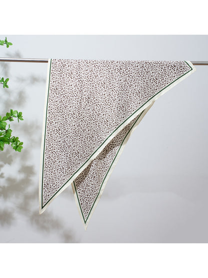 Scarvii - Edgy Leopard Print Triangle Bandana