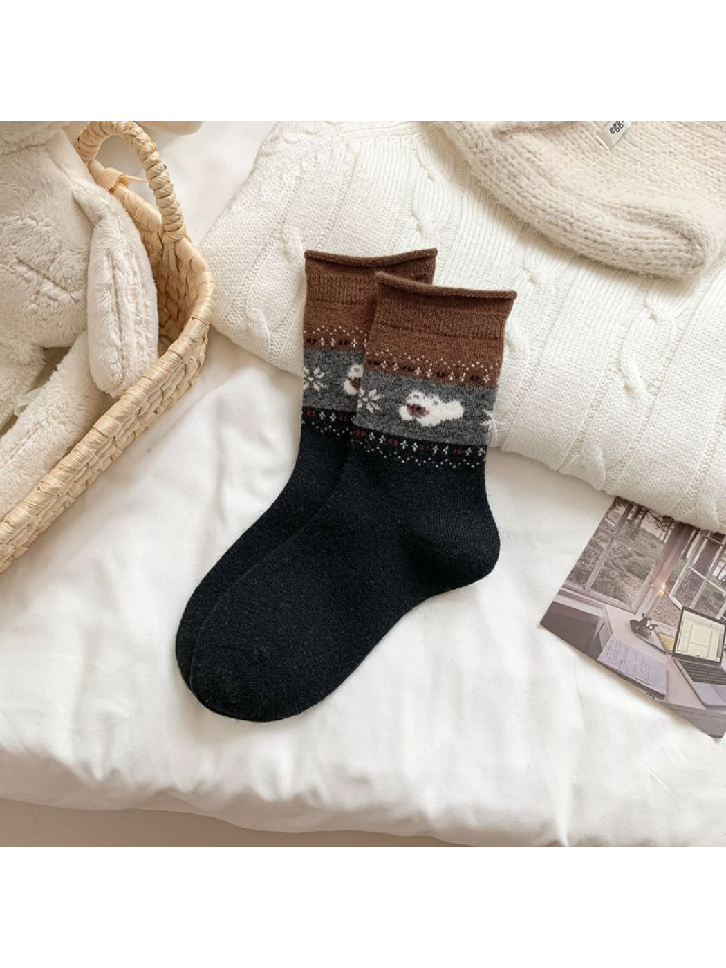 Rufia – Cozy Animal Pattern Socks