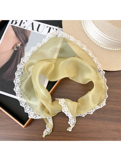 Scarvii Vintage Elegant Lace Triangle Scarf product photo 4