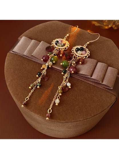 Earwish – Bohemian Tassel & Bead Earrings