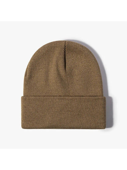 Haila - Solid Fine-Knit Cuffed Beanie