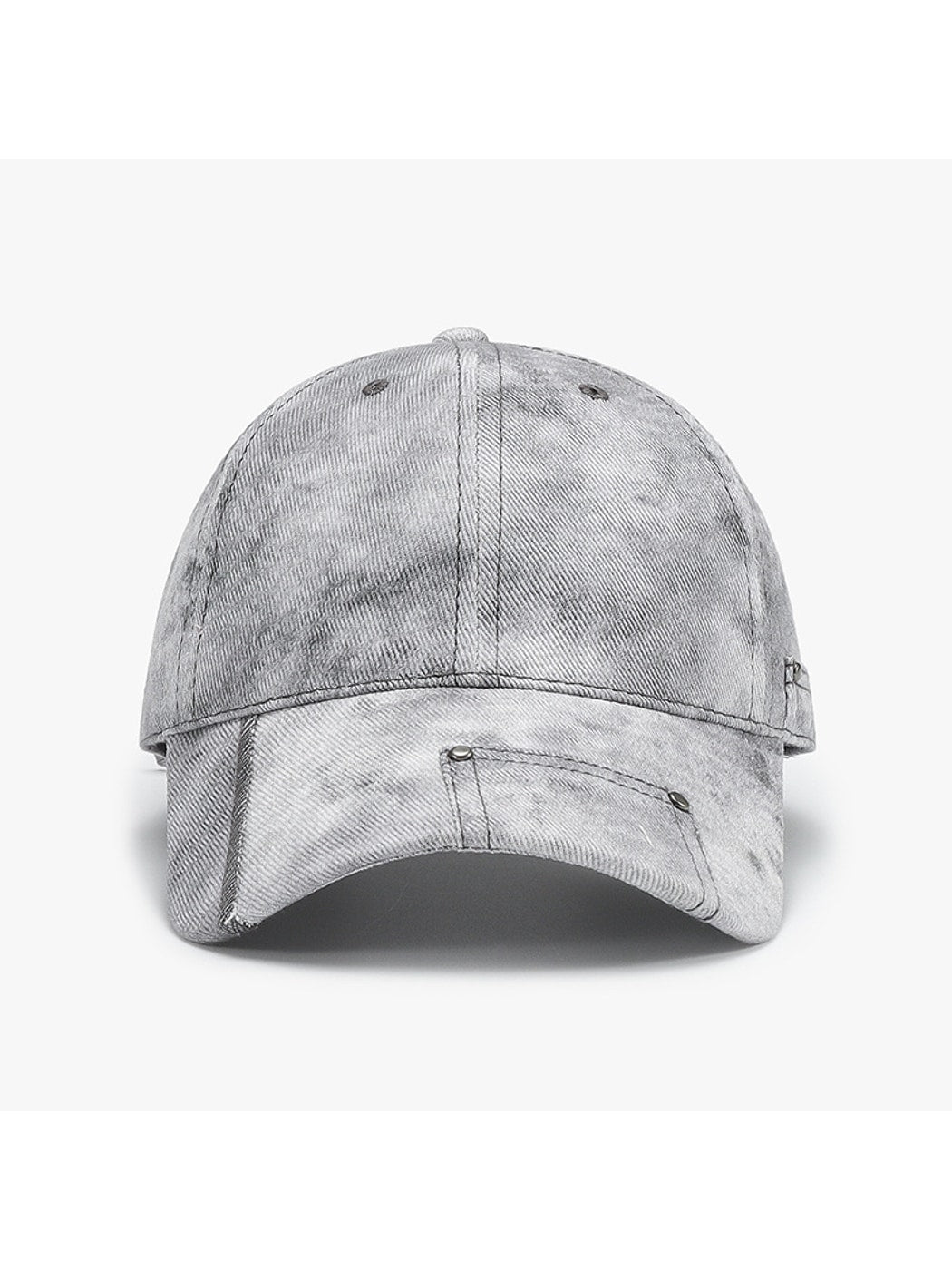Haila - Adjustable Curved Brim Solid Color Baseball Cap