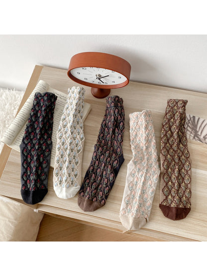 Rufia - Retro Tapestry Crew Socks