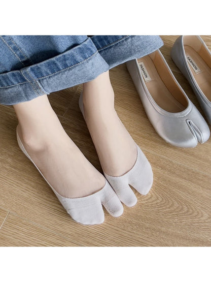 Rufia - Women's Split Toe Invisible Summer Socks