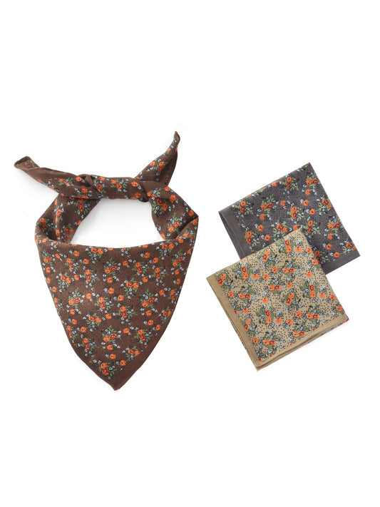 Scarvii - Vintage Floral Square Scarf