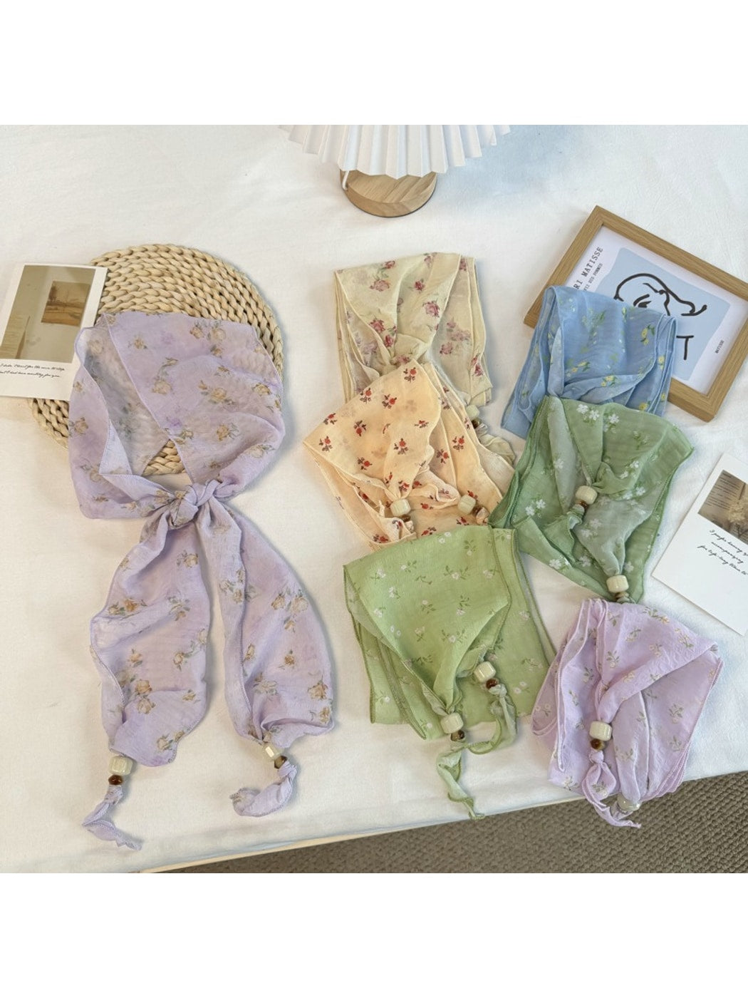 Scarvii - Retro Delicate Bloom Fashion Scarf