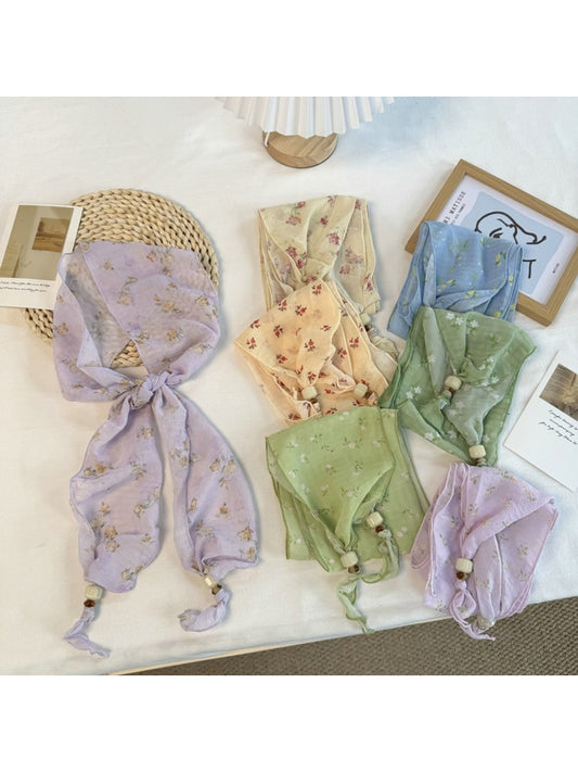 Scarvii - Retro Delicate Bloom Fashion Scarf
