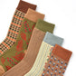 Rufia - Vintage Pattern Women's Socks for Fall & Winter