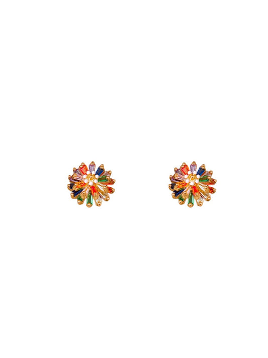 Earwish – Colorful Flower Studs Earrings