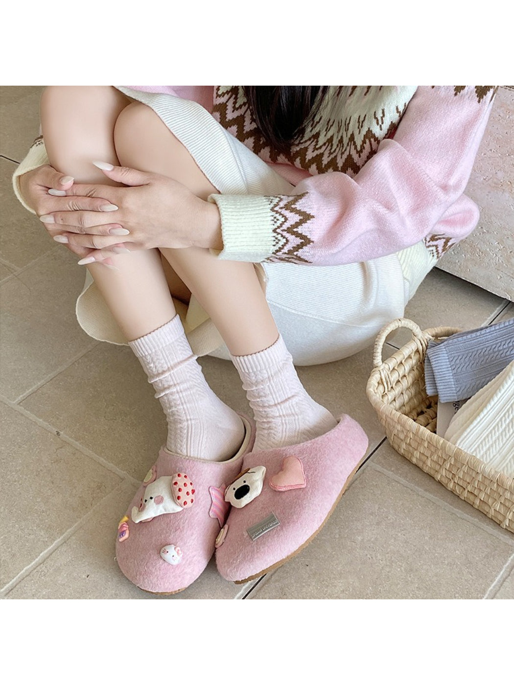 Rufia Textured Knit Crew Socks product image 2