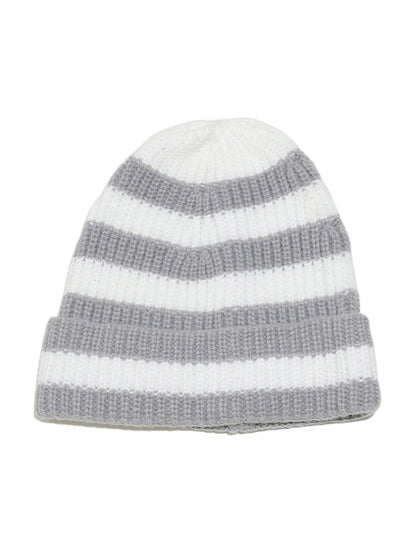 Haila Striped Knit Beanie
