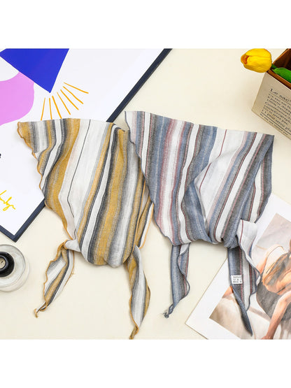Scarvii - Fresh Striped Triangle Bandana
