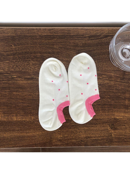 Rufia - Playful Dot Pattern Low Ankle Socks