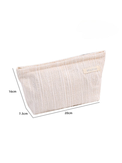 Cosbai Classic Daily Cosmetic Bag standing upright with visible stitching details