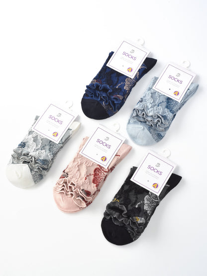 Rufia – Capsule 3D Floral Crew Socks