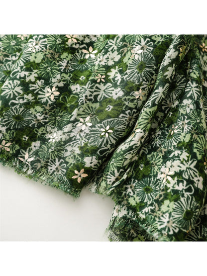 Scarvii - Ditsy Floral Print Scarf