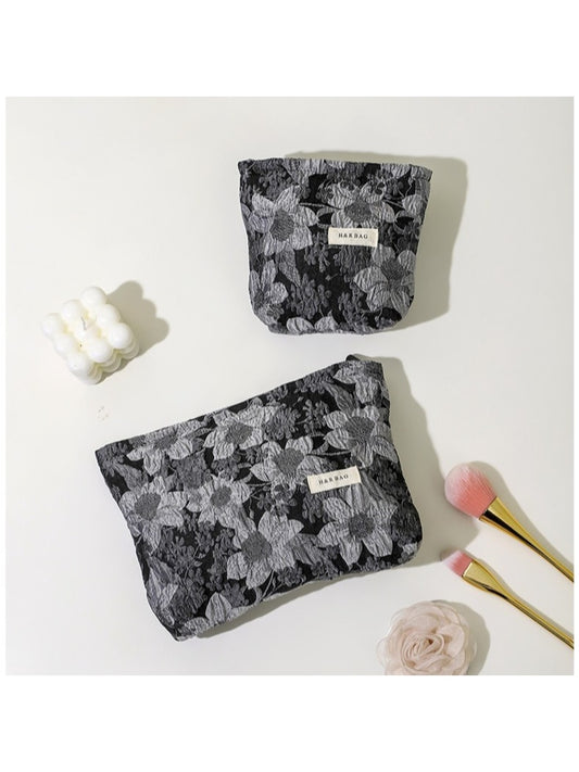 Cosbai Floral Jacquard Toiletry Bag Cosmetic Pouch product image