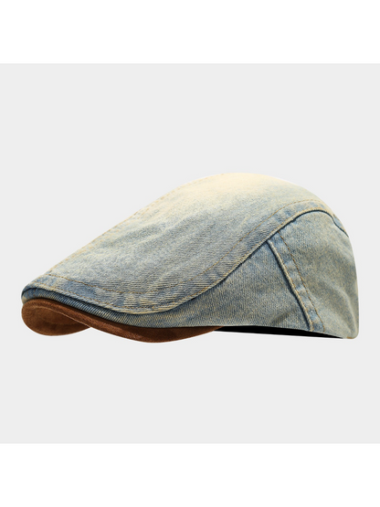 Haila - Vintage Textured Newsboy Cap