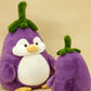 Kawai - Purple Penguin Plush Toy - Cozy & Sweet