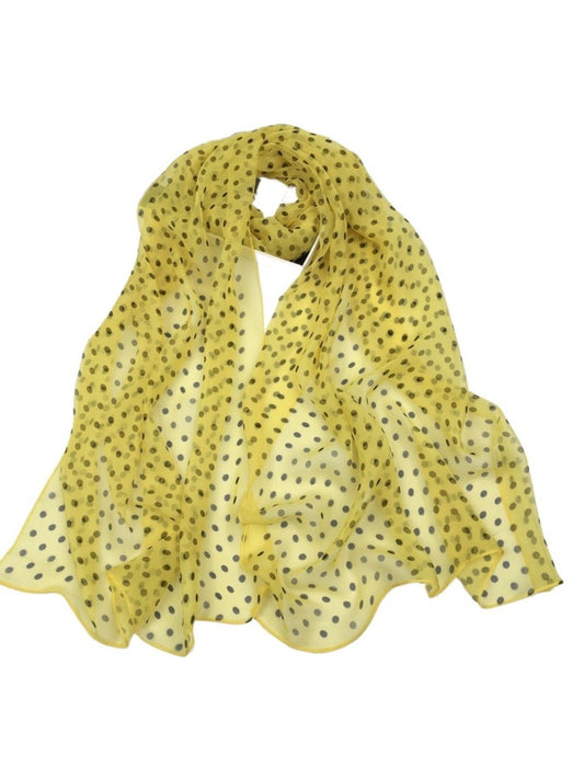 Scarvii - Vintage Polka Dot Lightweight Scarf - Fashion & Soft
